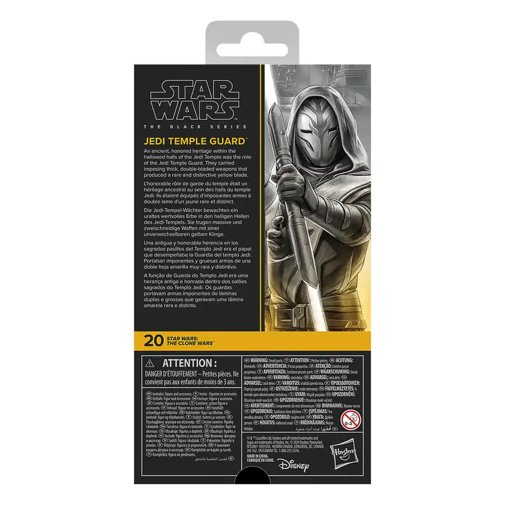 Star Wars: The Clone Wars Black Series Akcijska figura Jedi Temple Guard 15 cm fotografija izdelka