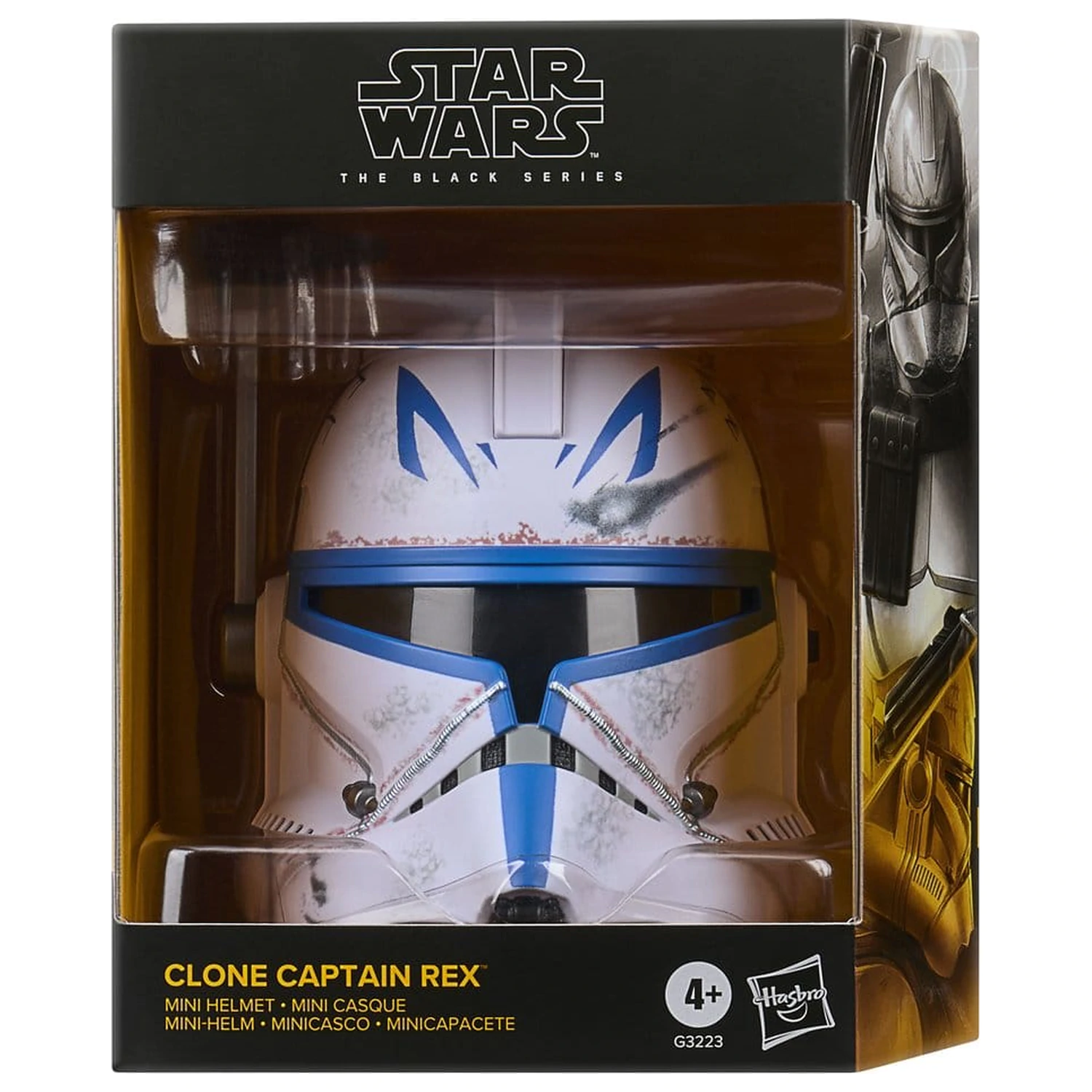 Star Wars: The Clone Wars Black Series Mini čelada Clone Captain Rex 15 cm fotografija izdelka
