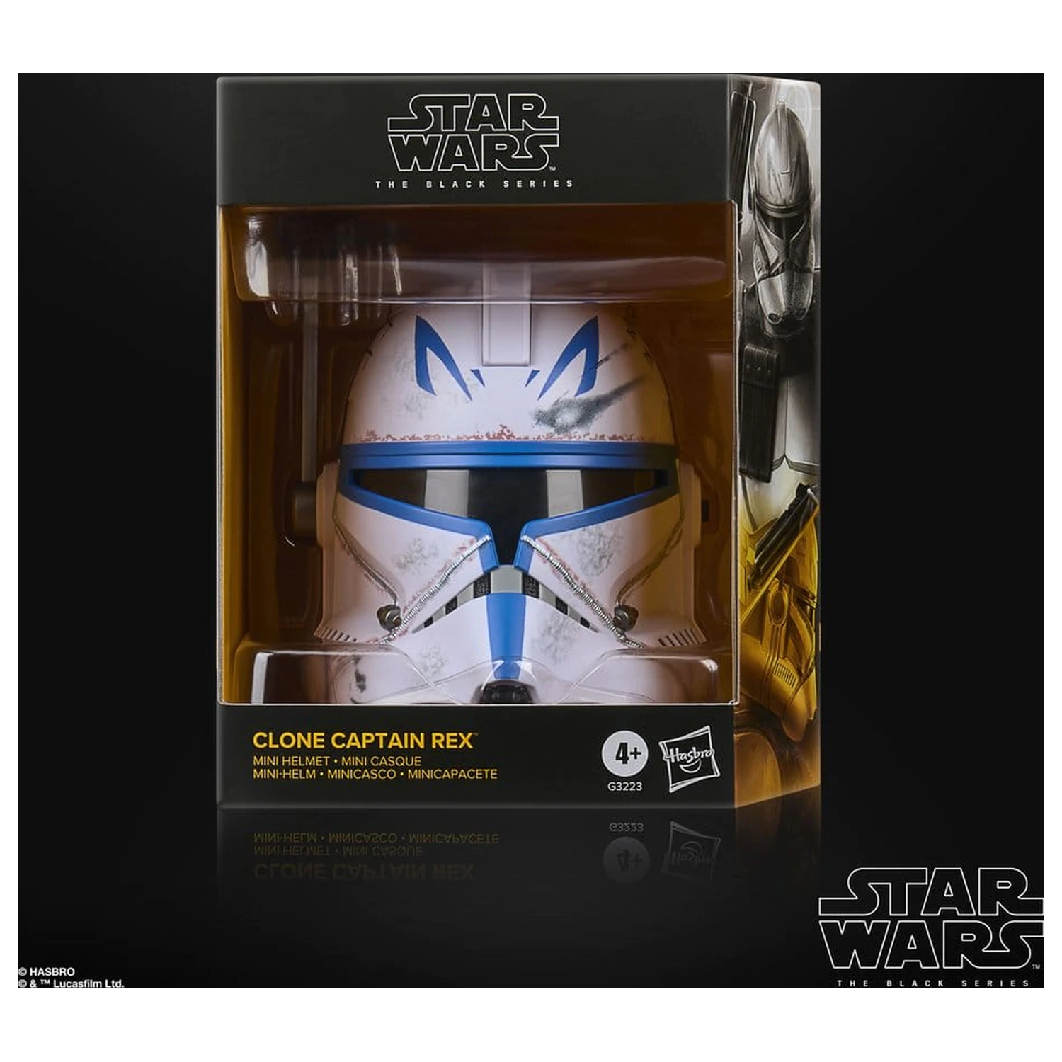 Star Wars: The Clone Wars Black Series Mini čelada Clone Captain Rex 15 cm fotografija izdelka