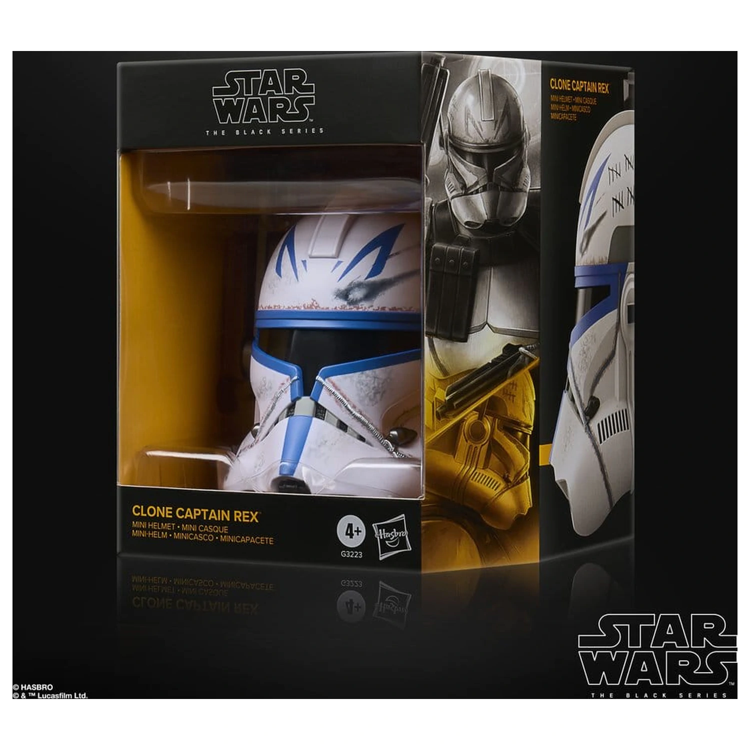 Star Wars: The Clone Wars Black Series Mini čelada Clone Captain Rex 15 cm fotografija izdelka