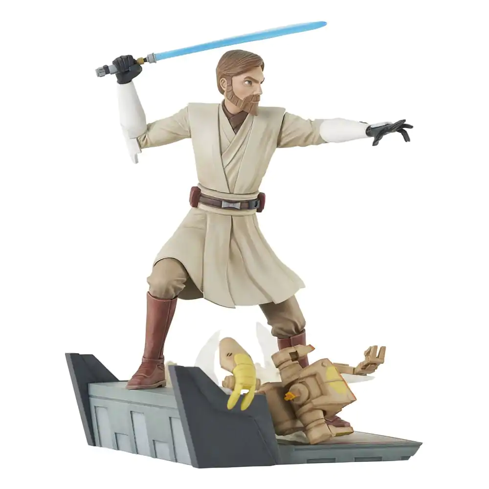 Star Wars: The Clone Wars Deluxe Gallery PVC Kip General Obi-Wan Kenobi 23 cm fotografija izdelka