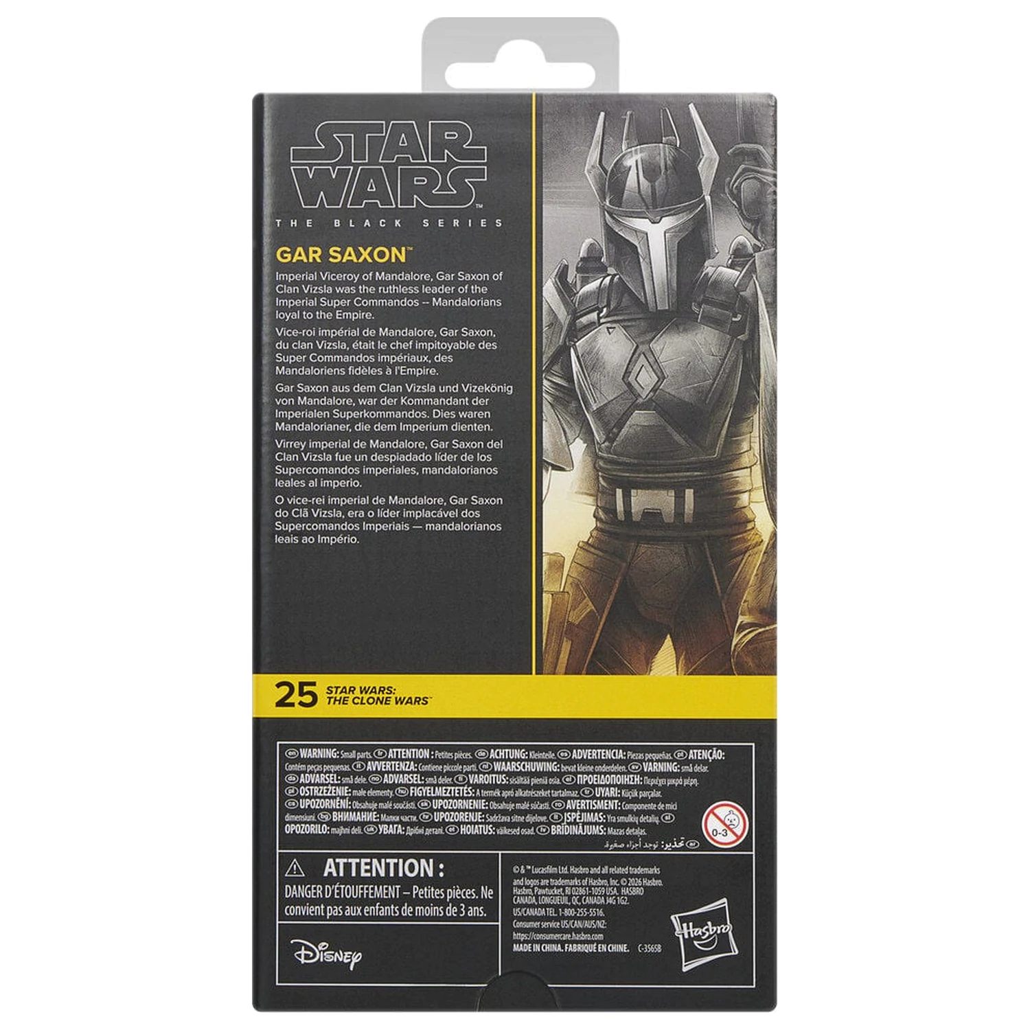 Star Wars The Clone Wars Gar Saxon figura 15cm fotografija izdelka