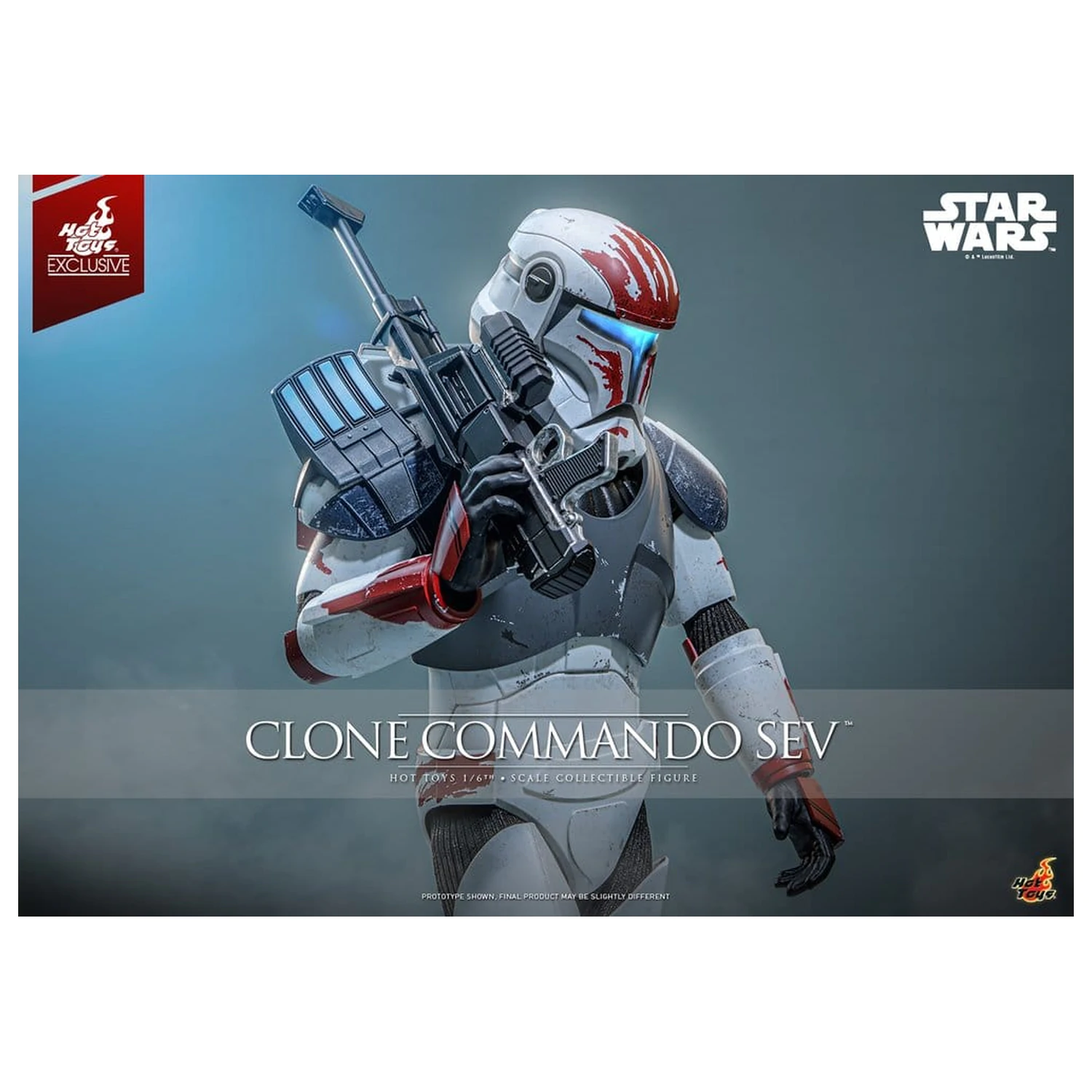 Star Wars: The Clone Wars Television Masterpiece akcijska figura 1/6 Clone Commando Sev 30 cm fotografija izdelka