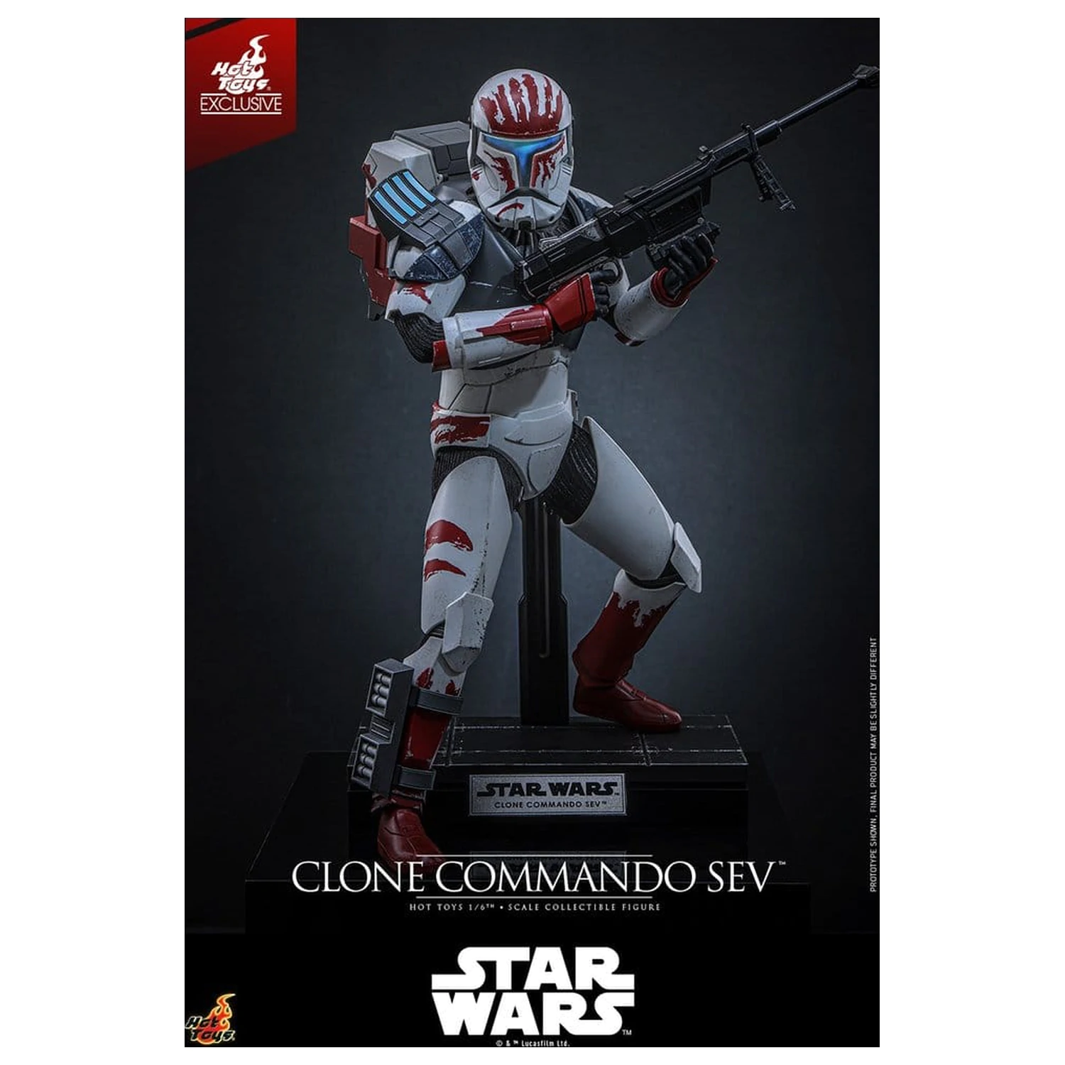 Star Wars: The Clone Wars Television Masterpiece akcijska figura 1/6 Clone Commando Sev 30 cm fotografija izdelka