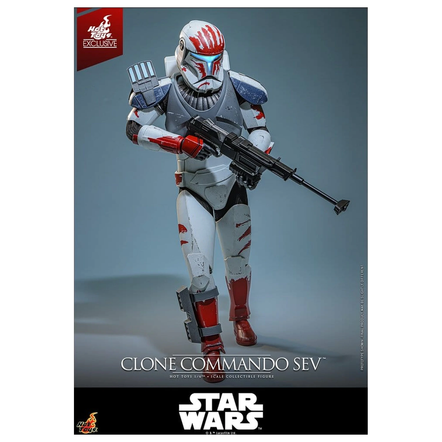 Star Wars: The Clone Wars Television Masterpiece akcijska figura 1/6 Clone Commando Sev 30 cm fotografija izdelka