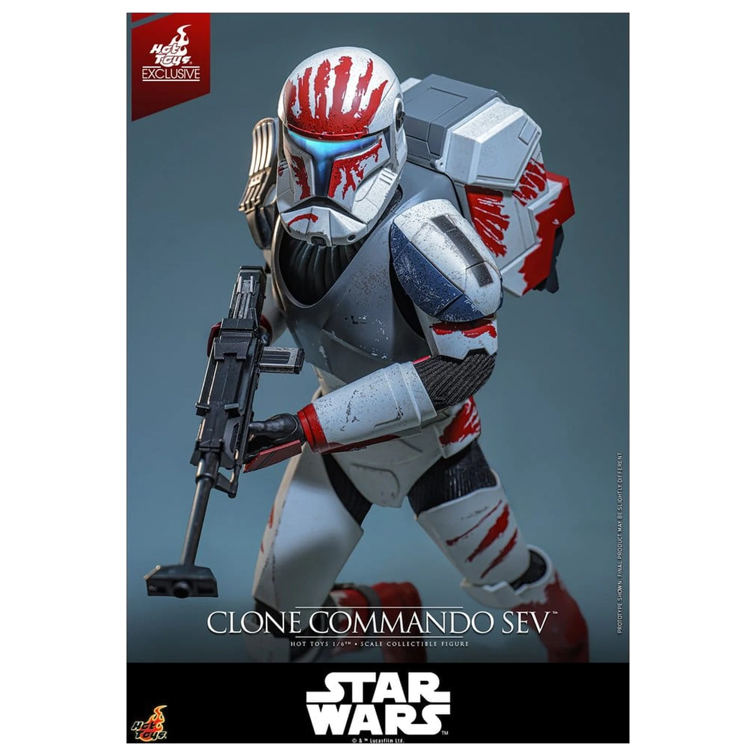 Star Wars: The Clone Wars Television Masterpiece akcijska figura 1/6 Clone Commando Sev 30 cm fotografija izdelka