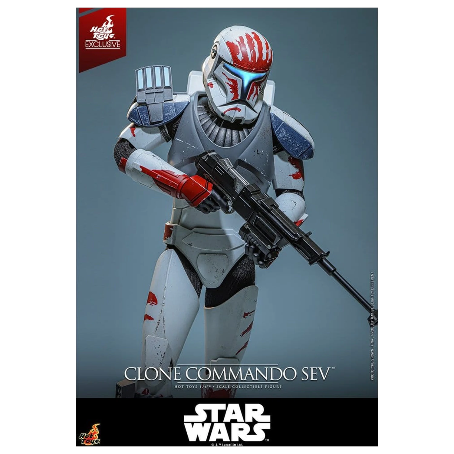 Star Wars: The Clone Wars Television Masterpiece akcijska figura 1/6 Clone Commando Sev 30 cm fotografija izdelka