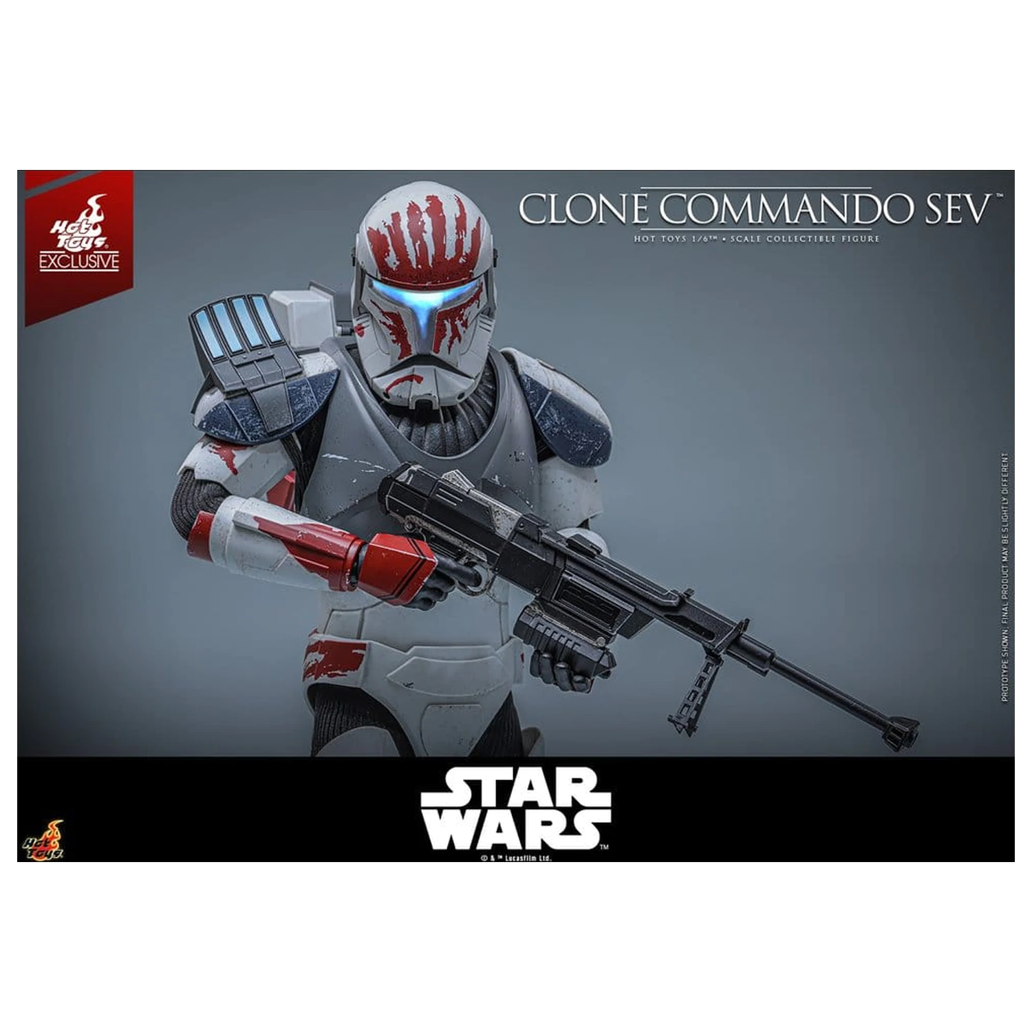 Star Wars: The Clone Wars Television Masterpiece akcijska figura 1/6 Clone Commando Sev 30 cm fotografija izdelka