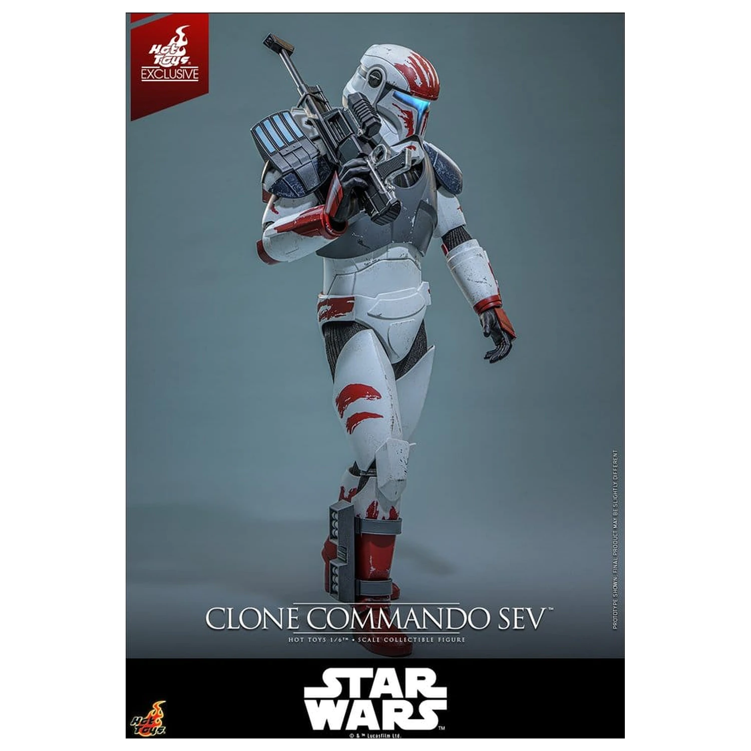 Star Wars: The Clone Wars Television Masterpiece akcijska figura 1/6 Clone Commando Sev 30 cm fotografija izdelka