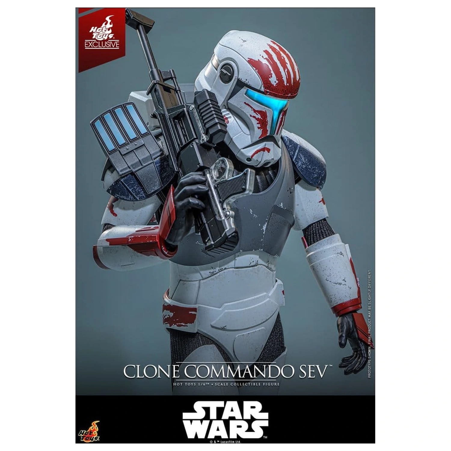 Star Wars: The Clone Wars Television Masterpiece akcijska figura 1/6 Clone Commando Sev 30 cm fotografija izdelka