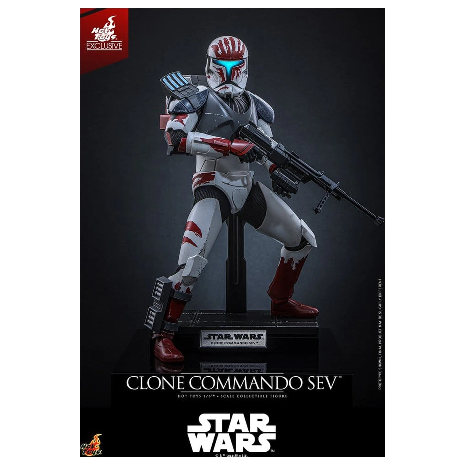 Star Wars: The Clone Wars Television Masterpiece akcijska figura 1/6 Clone Commando Sev 30 cm fotografija izdelka