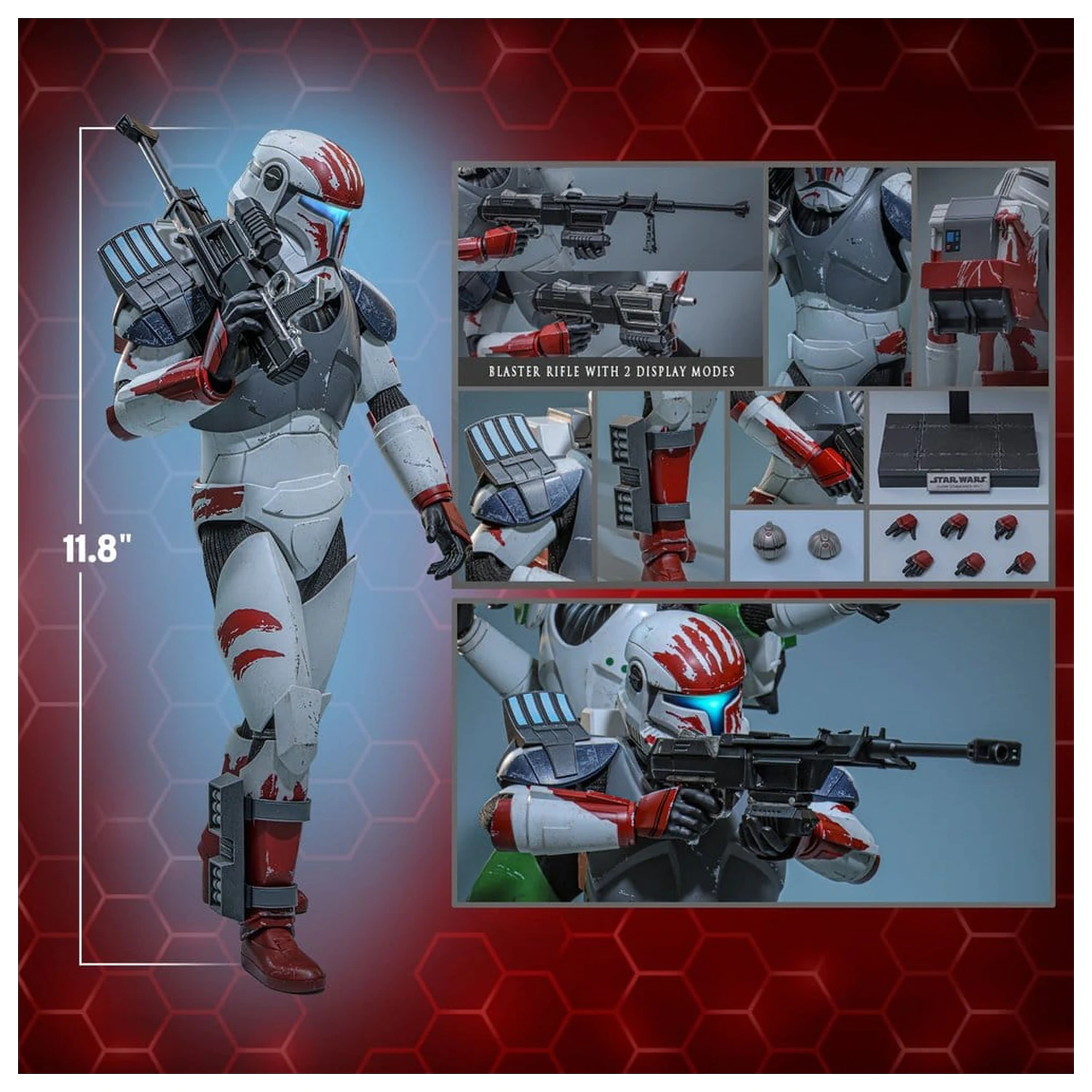 Star Wars: The Clone Wars Television Masterpiece akcijska figura 1/6 Clone Commando Sev 30 cm fotografija izdelka