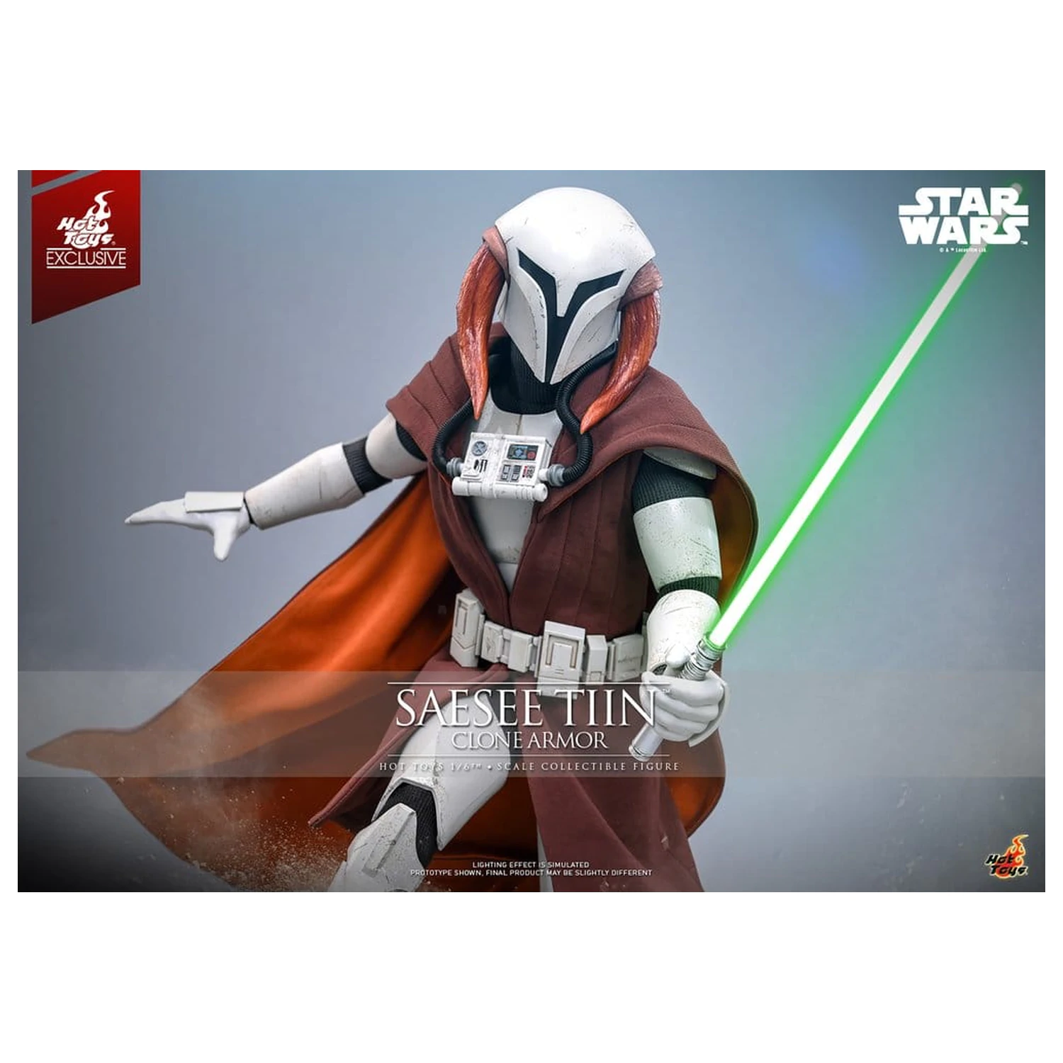 Star Wars: The Clone Wars Television Masterpiece akcijska figura 1/6 Saesee Tiin (Clone Armor) 32 cm fotografija izdelka