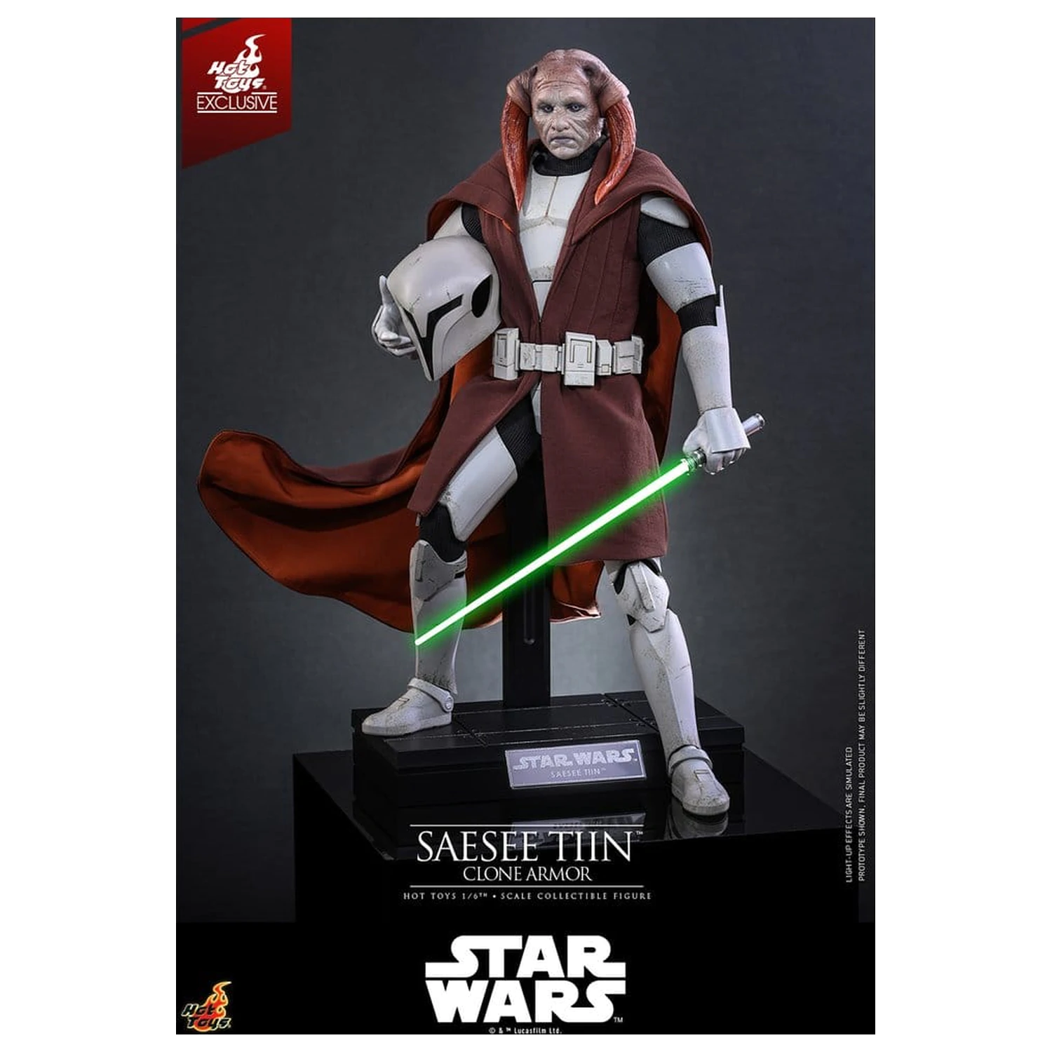 Star Wars: The Clone Wars Television Masterpiece akcijska figura 1/6 Saesee Tiin (Clone Armor) 32 cm fotografija izdelka