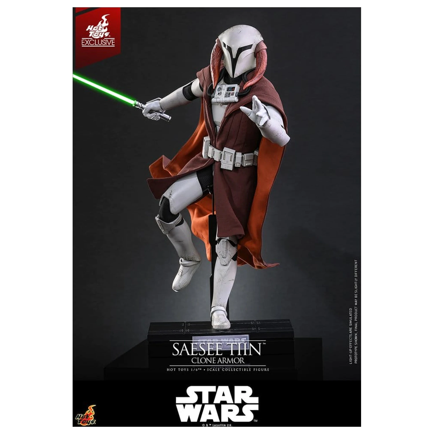 Star Wars: The Clone Wars Television Masterpiece akcijska figura 1/6 Saesee Tiin (Clone Armor) 32 cm fotografija izdelka