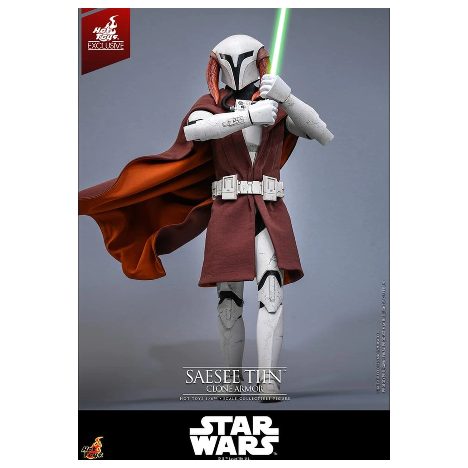 Star Wars: The Clone Wars Television Masterpiece akcijska figura 1/6 Saesee Tiin (Clone Armor) 32 cm fotografija izdelka