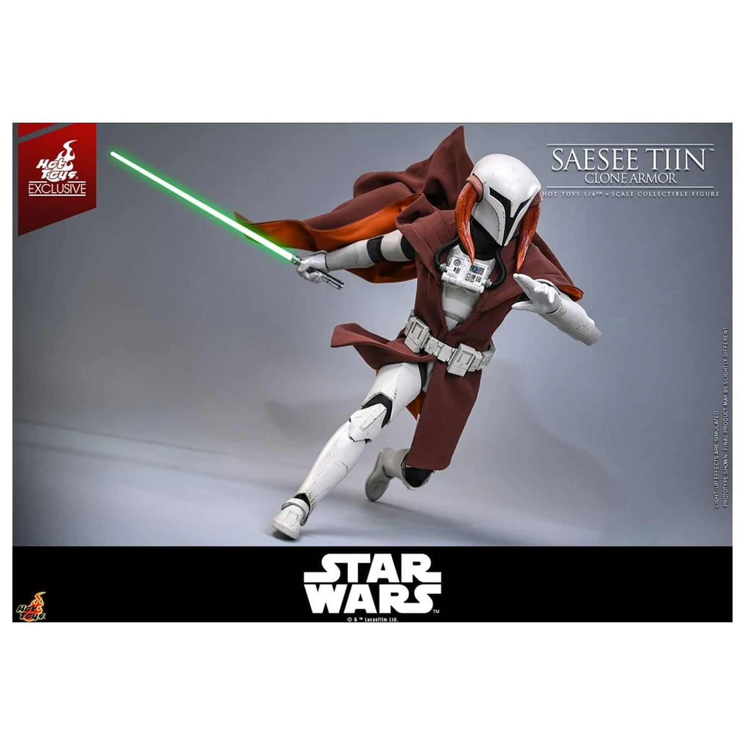 Star Wars: The Clone Wars Television Masterpiece akcijska figura 1/6 Saesee Tiin (Clone Armor) 32 cm fotografija izdelka