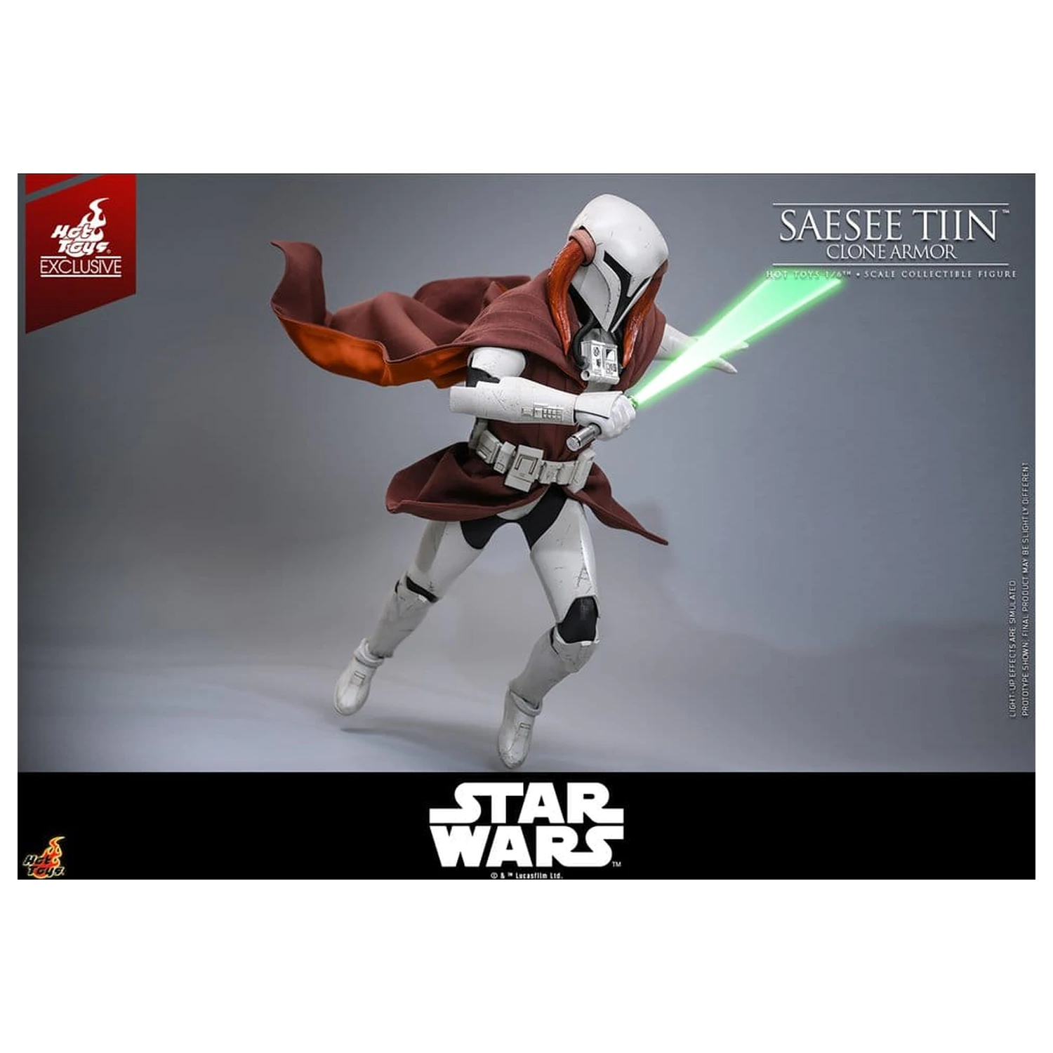 Star Wars: The Clone Wars Television Masterpiece akcijska figura 1/6 Saesee Tiin (Clone Armor) 32 cm fotografija izdelka