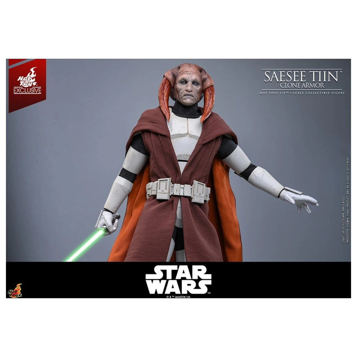 Star Wars: The Clone Wars Television Masterpiece akcijska figura 1/6 Saesee Tiin (Clone Armor) 32 cm fotografija izdelka