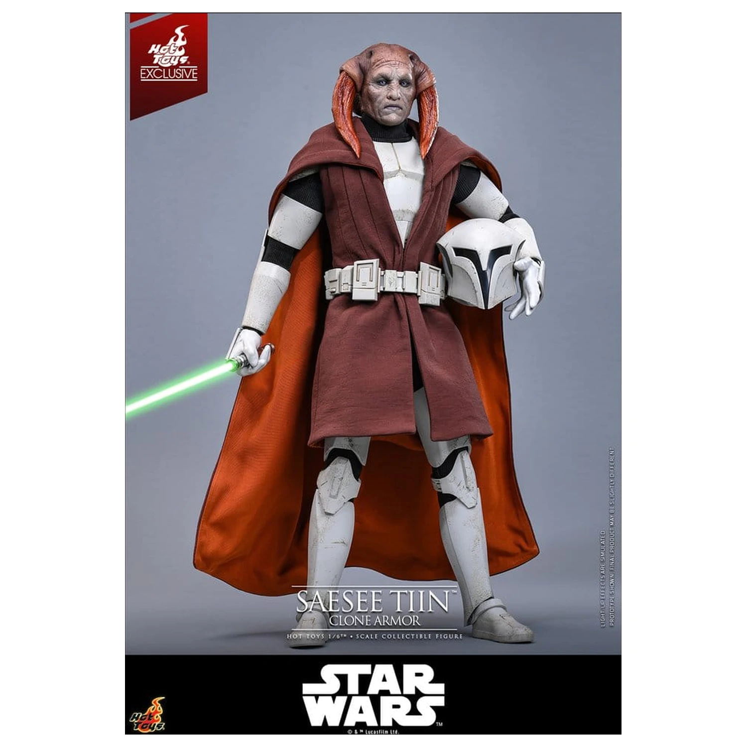 Star Wars: The Clone Wars Television Masterpiece akcijska figura 1/6 Saesee Tiin (Clone Armor) 32 cm fotografija izdelka