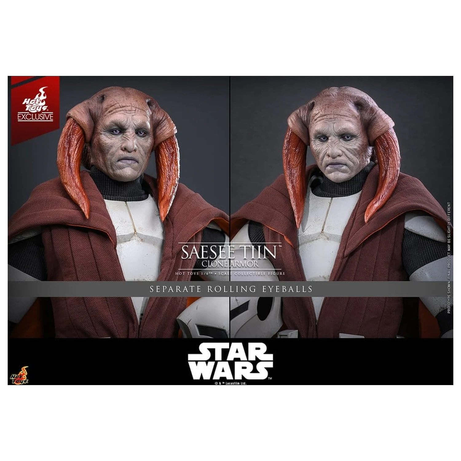Star Wars: The Clone Wars Television Masterpiece akcijska figura 1/6 Saesee Tiin (Clone Armor) 32 cm fotografija izdelka