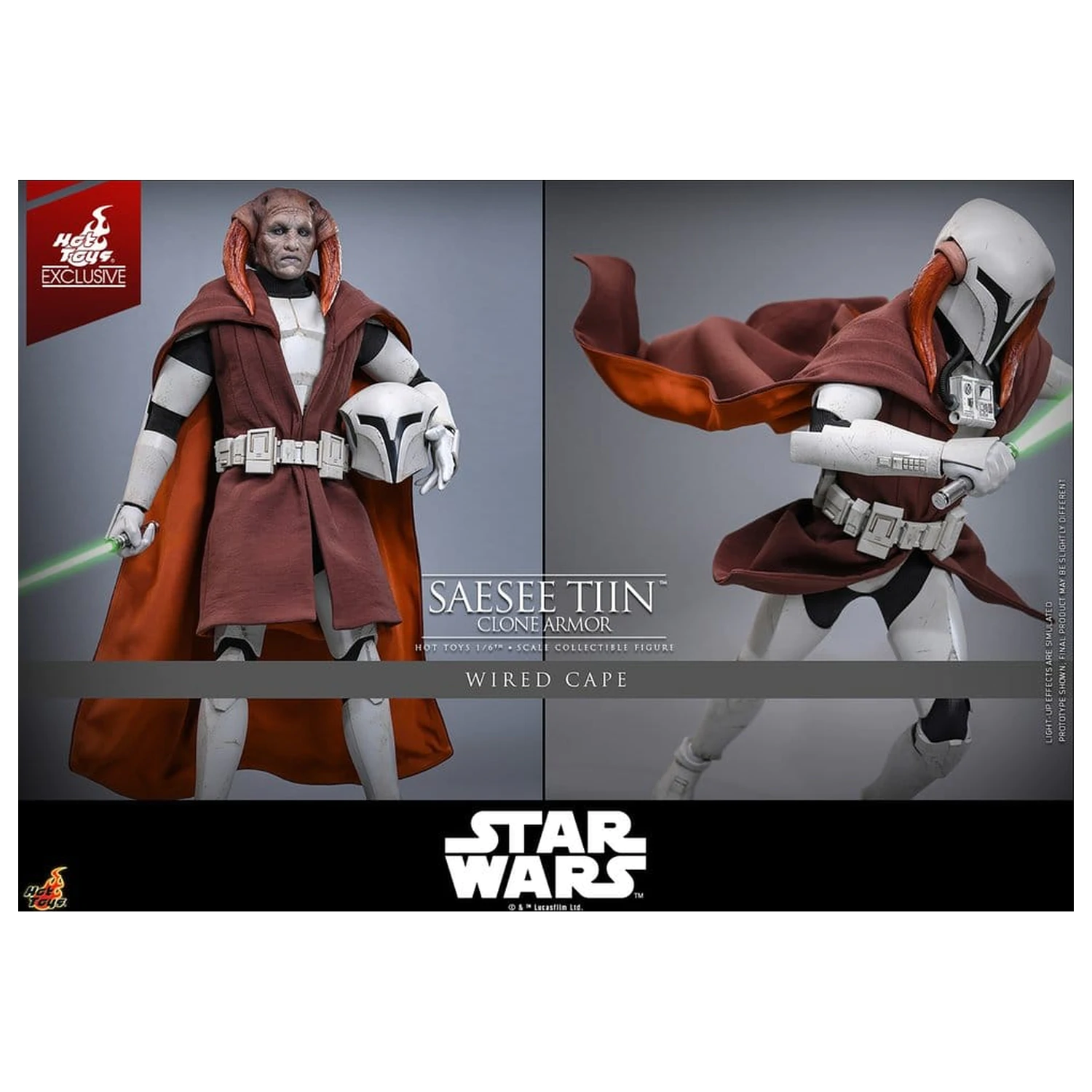Star Wars: The Clone Wars Television Masterpiece akcijska figura 1/6 Saesee Tiin (Clone Armor) 32 cm fotografija izdelka