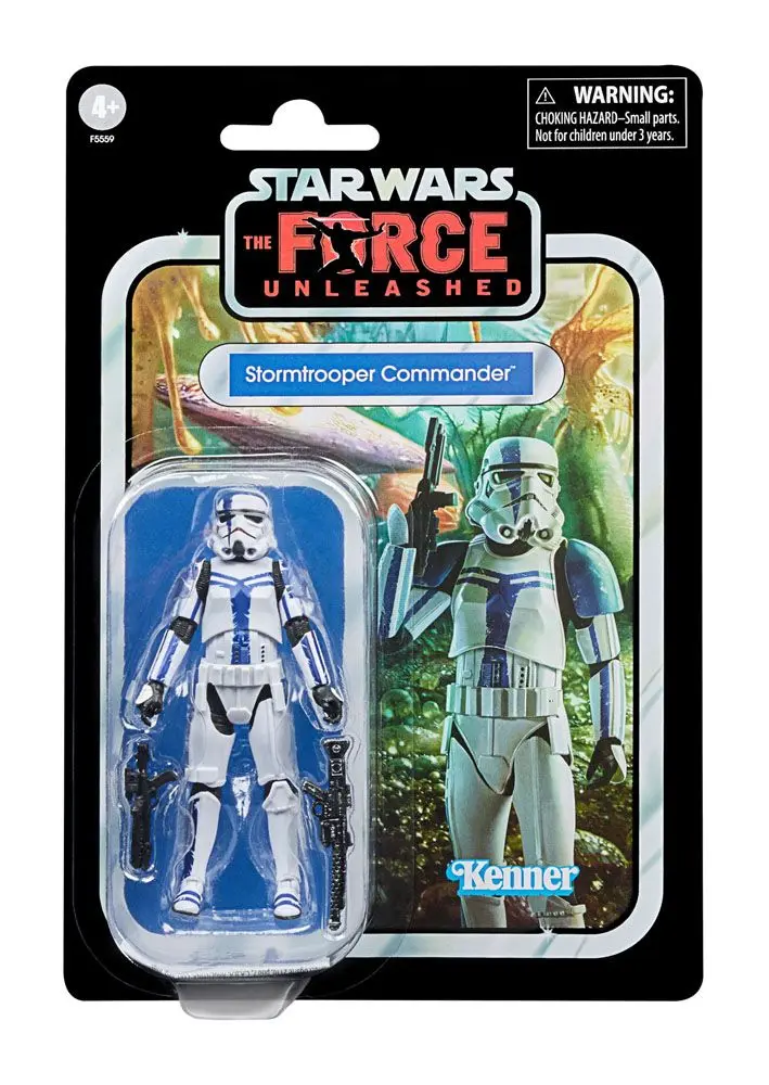 Star Wars: The Force Unleashed Vintage Collection akcijska figura 2022 Stormtrooper Commander 10 cm fotografija izdelka