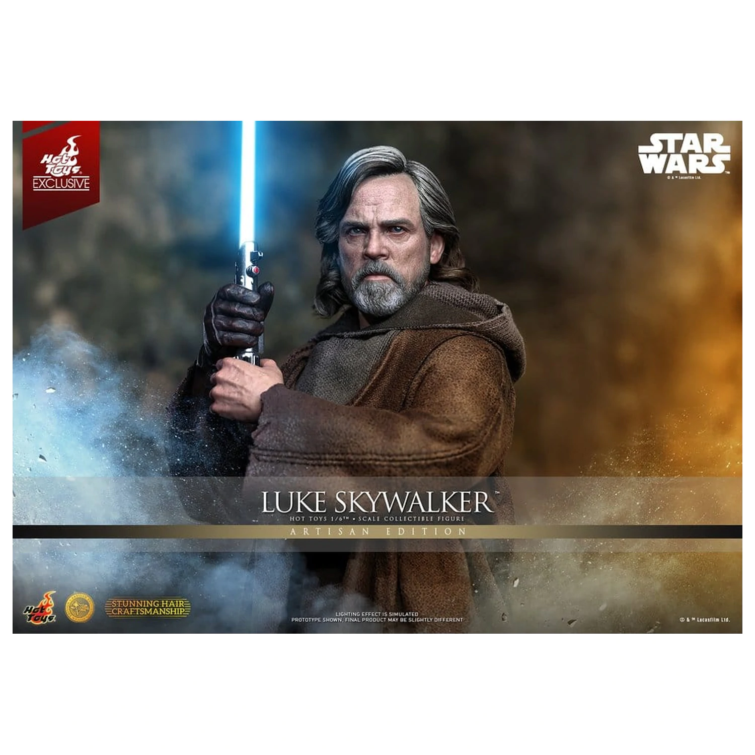 Star Wars: The Last Jedi Movie Masterpiece akcijska figura 1/6 Luke Skywalker (Artisan Edition) 29 cm fotografija izdelka