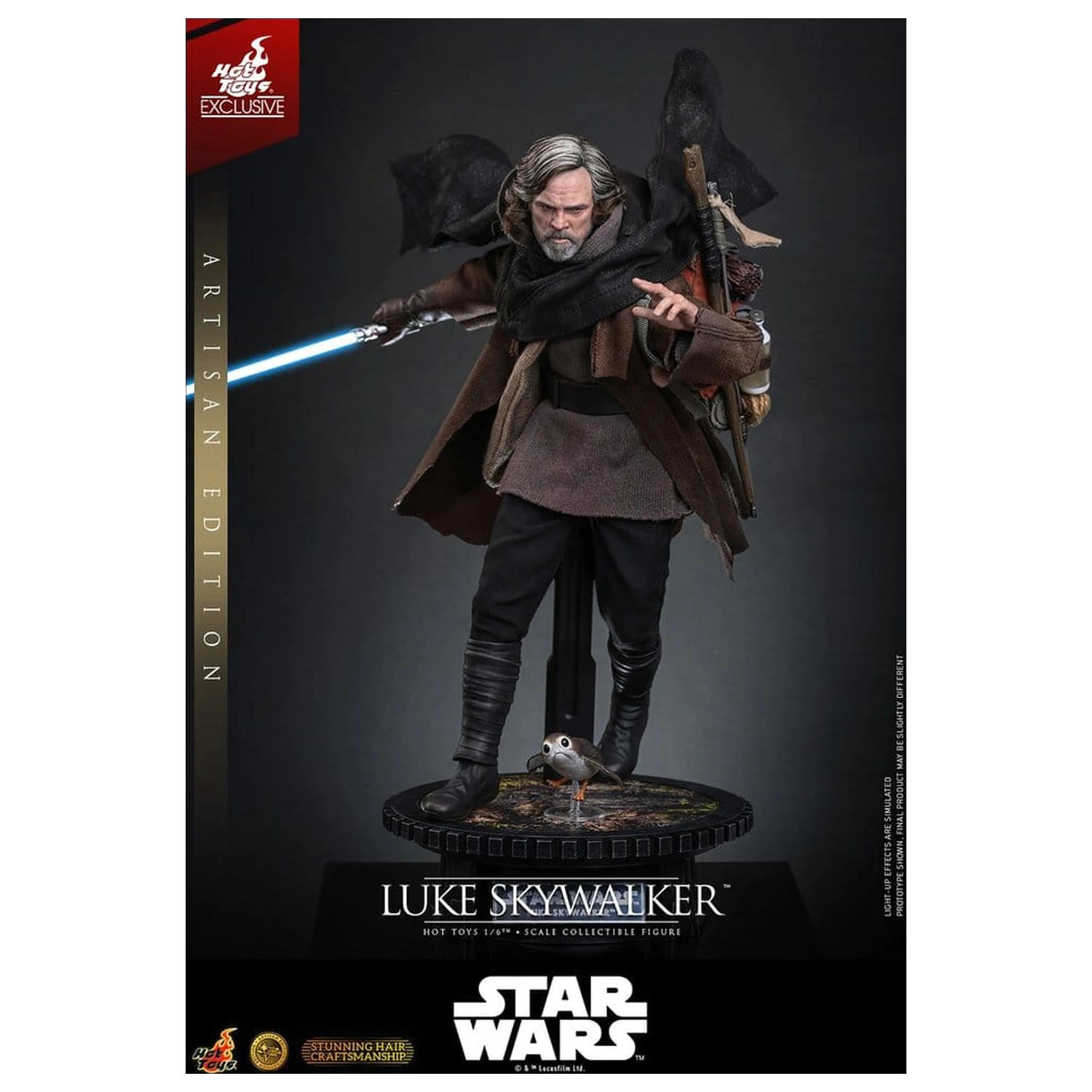 Star Wars: The Last Jedi Movie Masterpiece akcijska figura 1/6 Luke Skywalker (Artisan Edition) 29 cm fotografija izdelka
