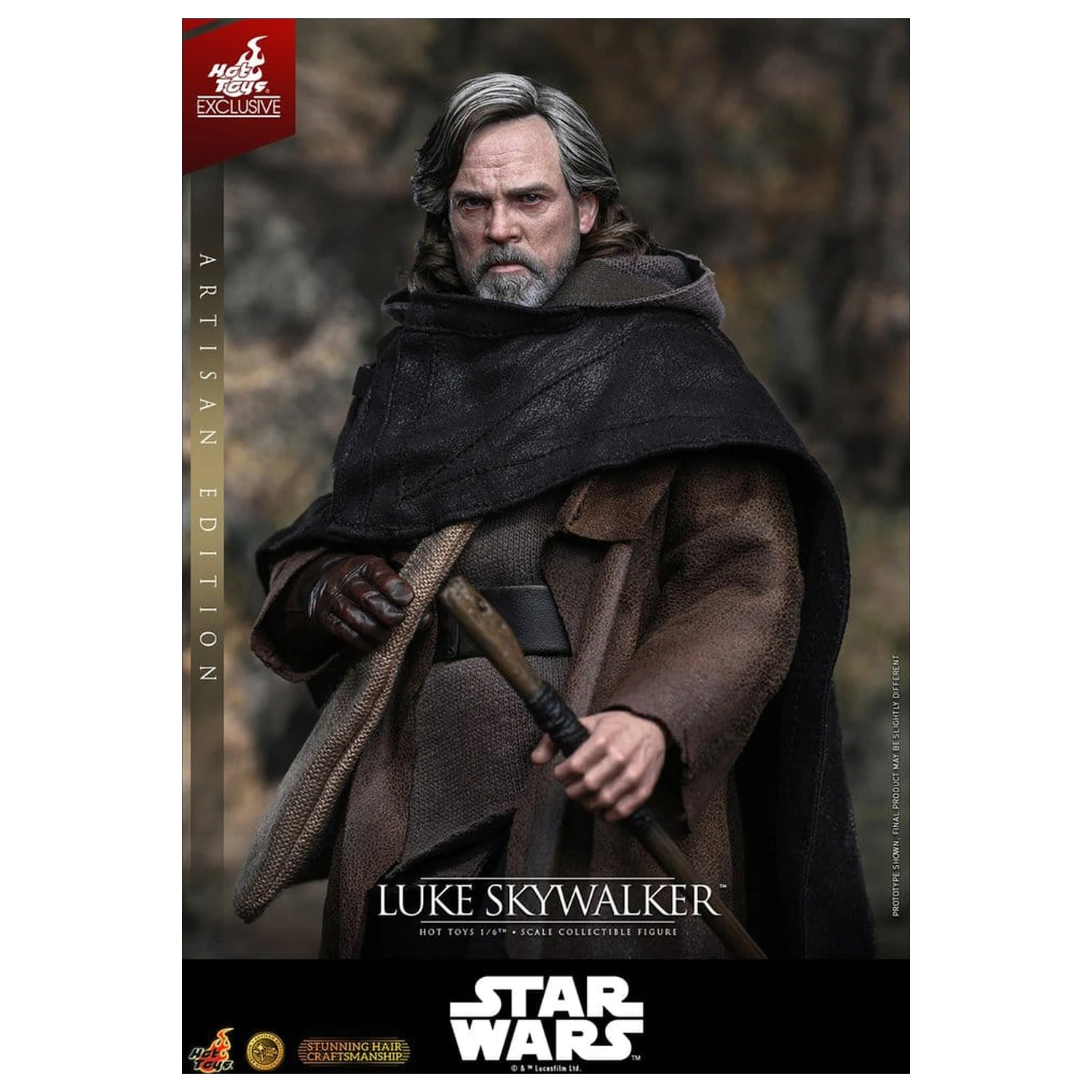 Star Wars: The Last Jedi Movie Masterpiece akcijska figura 1/6 Luke Skywalker (Artisan Edition) 29 cm fotografija izdelka