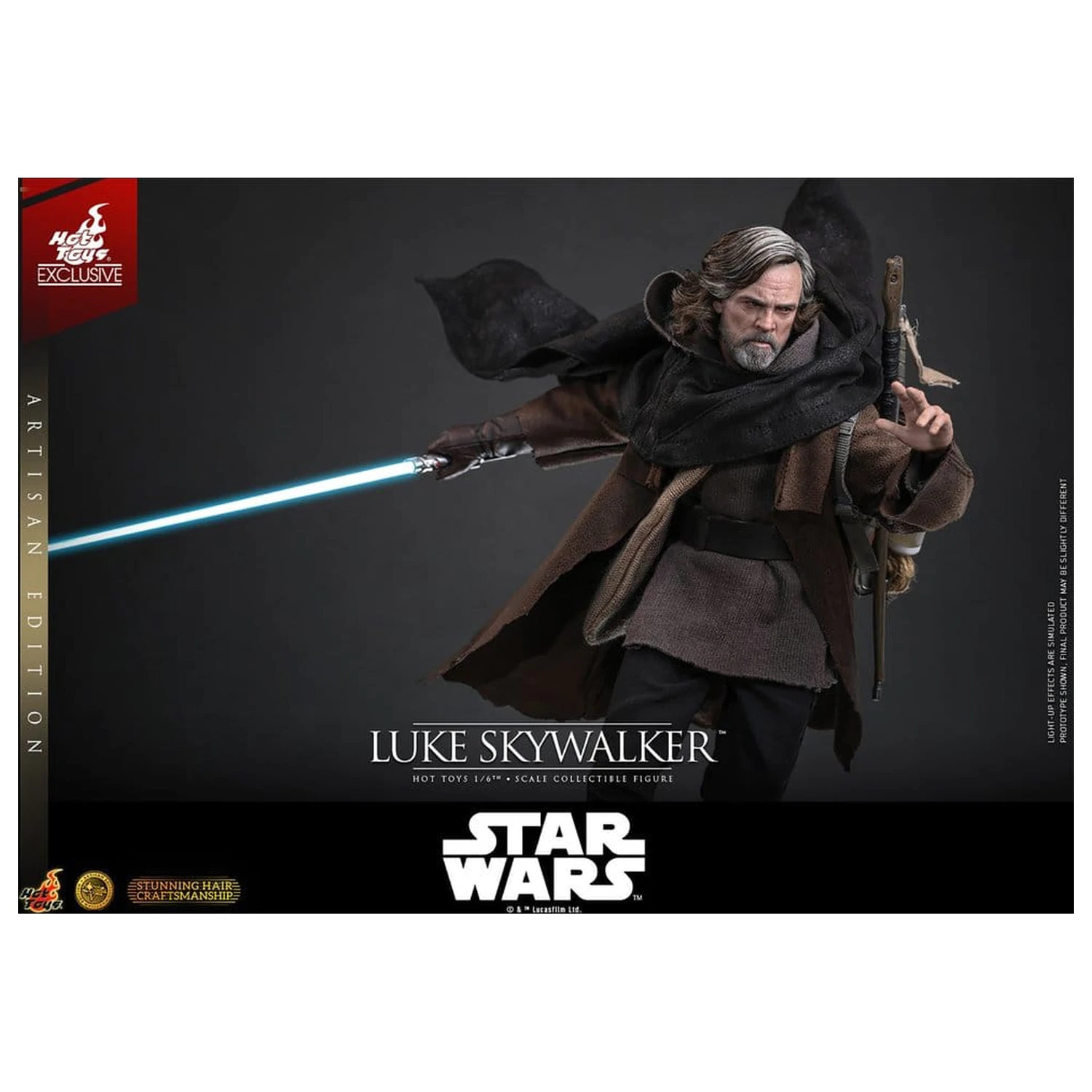 Star Wars: The Last Jedi Movie Masterpiece akcijska figura 1/6 Luke Skywalker (Artisan Edition) 29 cm fotografija izdelka