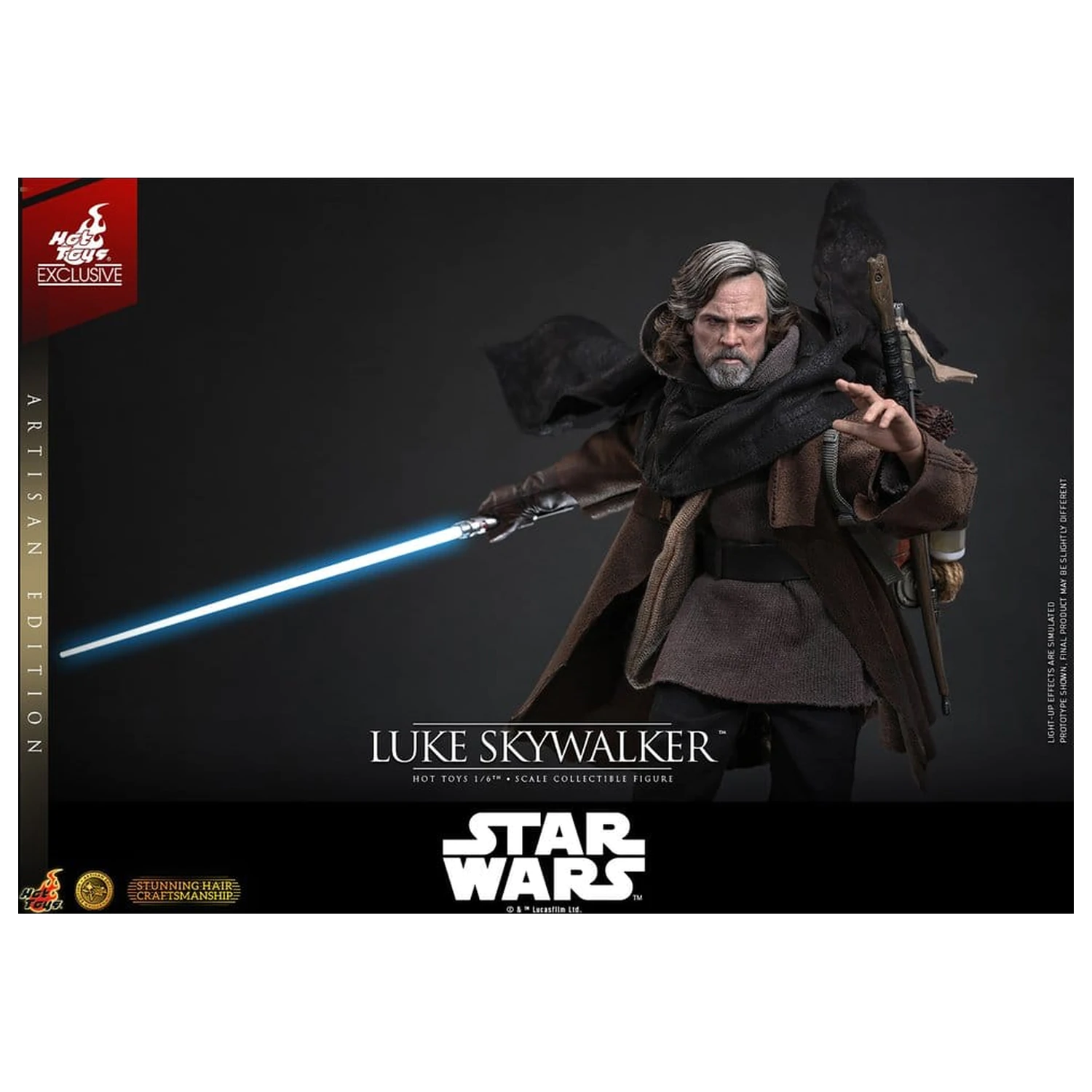 Star Wars: The Last Jedi Movie Masterpiece akcijska figura 1/6 Luke Skywalker (Artisan Edition) 29 cm fotografija izdelka