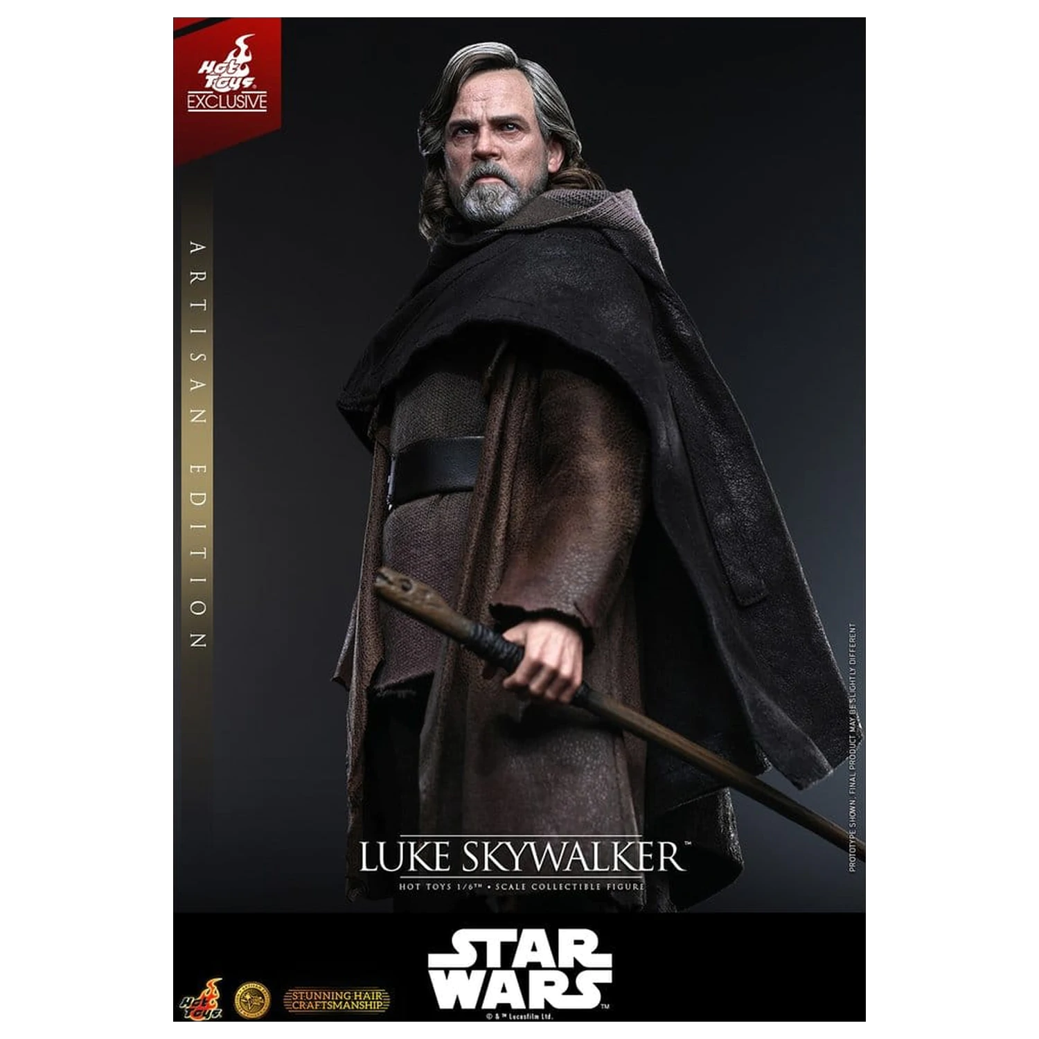 Star Wars: The Last Jedi Movie Masterpiece akcijska figura 1/6 Luke Skywalker (Artisan Edition) 29 cm fotografija izdelka