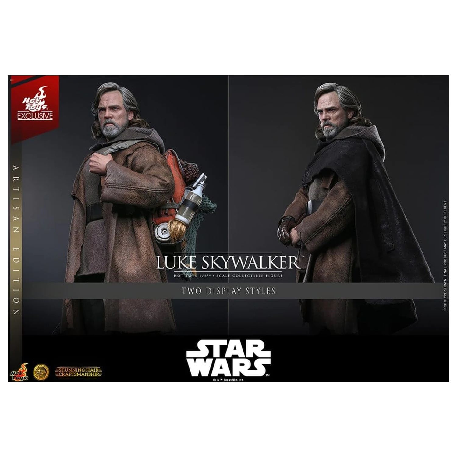 Star Wars: The Last Jedi Movie Masterpiece akcijska figura 1/6 Luke Skywalker (Artisan Edition) 29 cm fotografija izdelka