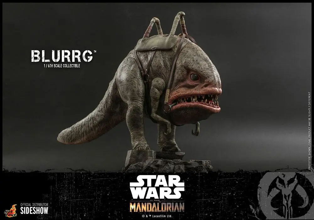 Star Wars The Mandalorian Akcijska figura 1/6 Blurrg 37 cm fotografija izdelka