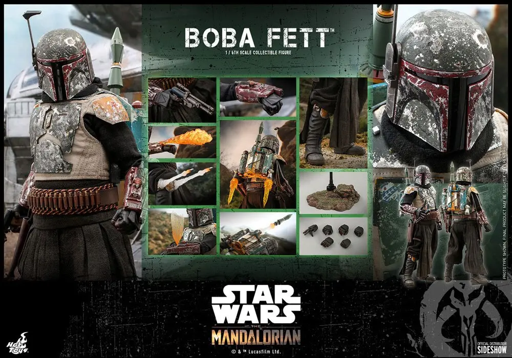 Star Wars The Mandalorian akcijska figura 1/6 Boba Fett 30 cm fotografija izdelka