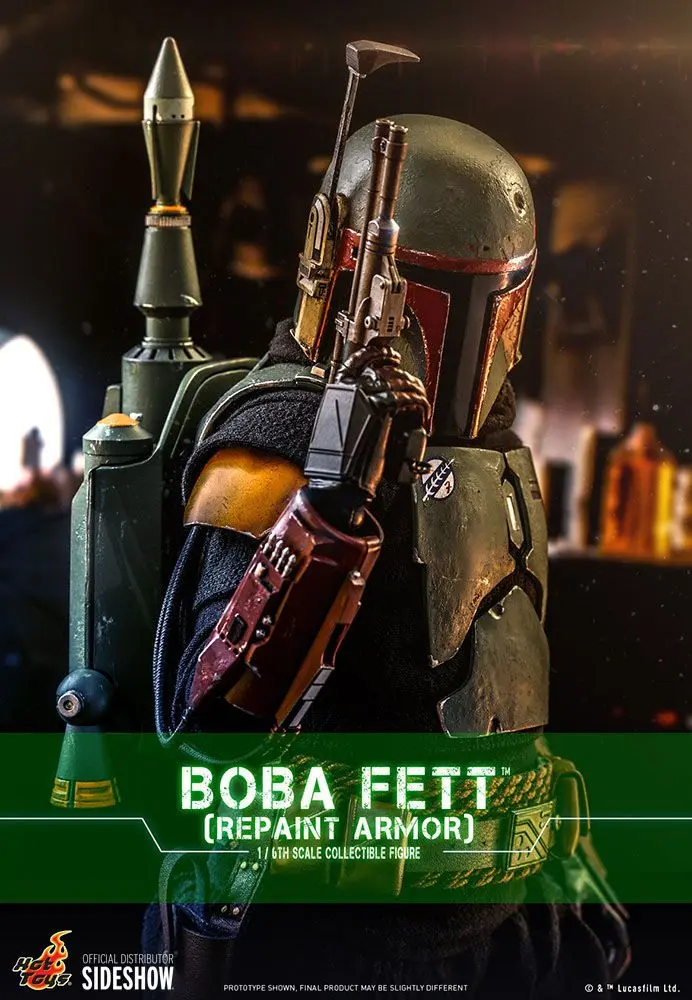 Star Wars The Mandalorian Akcijska Figura 1/6 Boba Fett (Repaint Armor) 30 cm fotografija izdelka