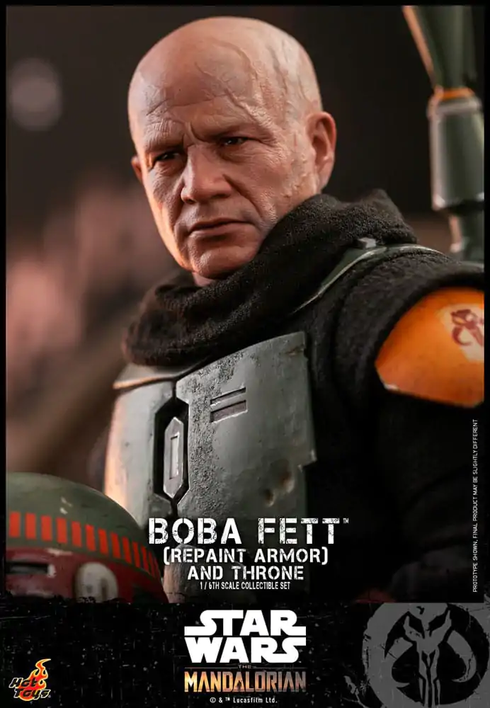 Star Wars: The Mandalorian Akcijska Figura 1/6 Boba Fett Repaint Armor and Throne Special Edition 30 cm fotografija izdelka