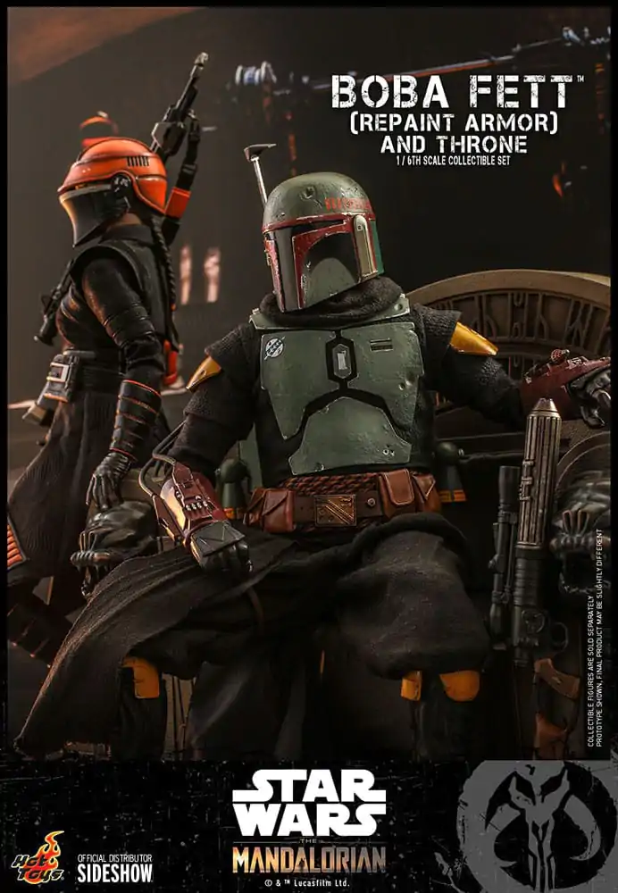 Star Wars: The Mandalorian Akcijska Figura 1/6 Boba Fett Repaint Armor and Throne Special Edition 30 cm fotografija izdelka