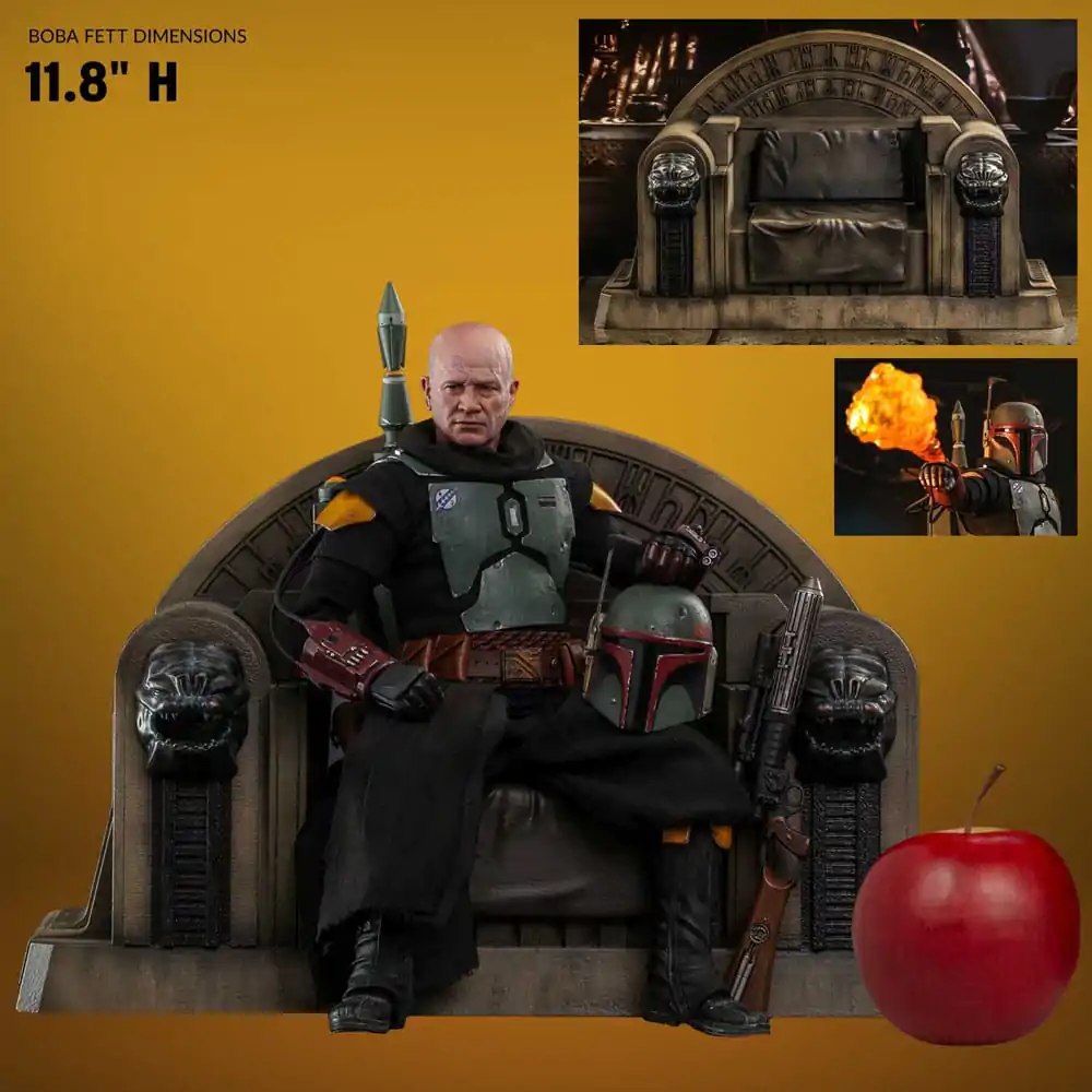 Star Wars: The Mandalorian Akcijska Figura 1/6 Boba Fett Repaint Armor and Throne Special Edition 30 cm fotografija izdelka
