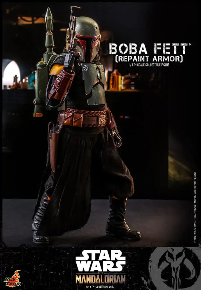 Star Wars: The Mandalorian Action Figure 1/6 Boba Fett Repaint Armor Special Edition 30 cm figurica fotografija izdelka