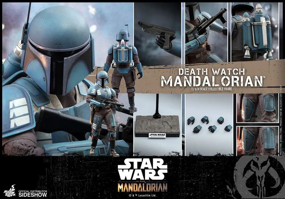 Star Wars The Mandalorian Akcijska Figura 1/6 Death Watch Mandalorian 30 cm fotografija izdelka