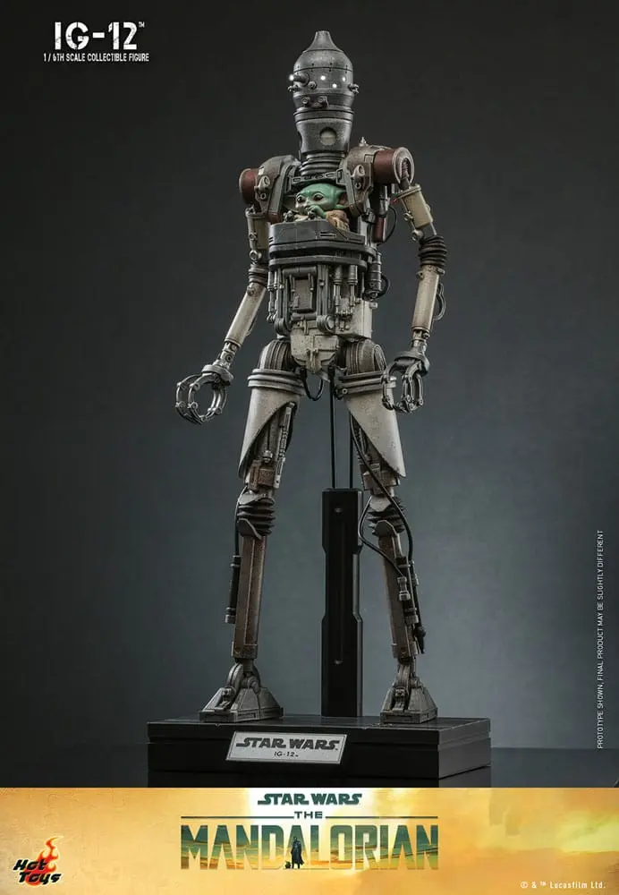 Star Wars: The Mandalorian akcijska figura 1/6 IG-12 36 cm fotografija izdelka