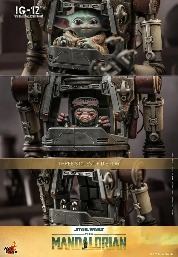 Star Wars: The Mandalorian akcijska figura 1/6 IG-12 36 cm fotografija izdelka