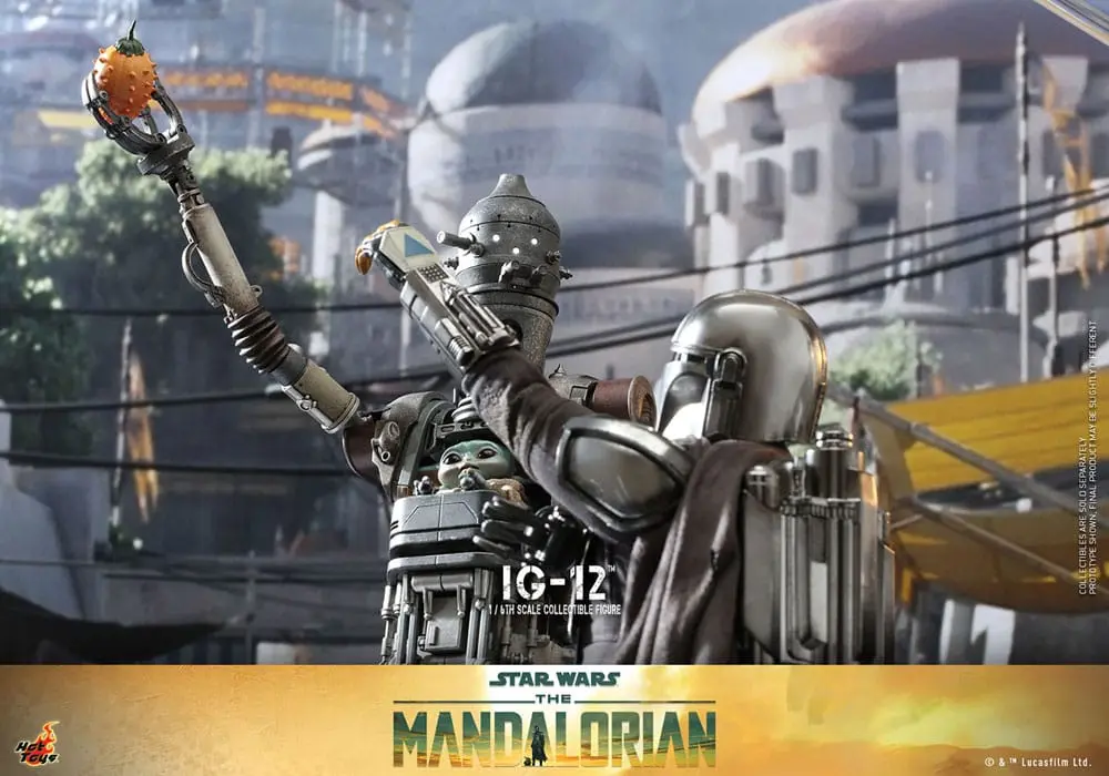 Star Wars: The Mandalorian akcijska figura 1/6 IG-12 36 cm fotografija izdelka