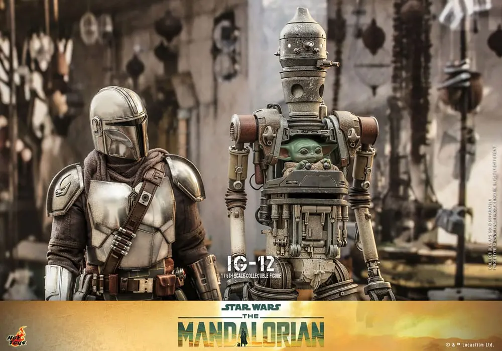 Star Wars: The Mandalorian akcijska figura 1/6 IG-12 36 cm fotografija izdelka