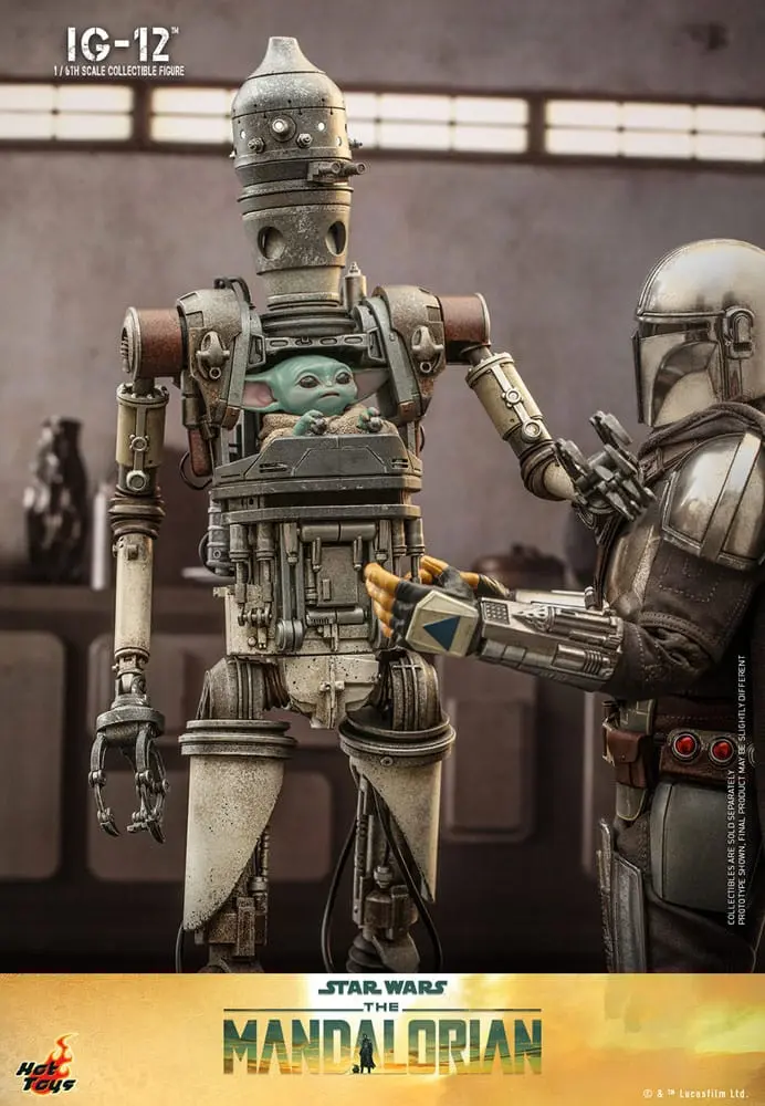 Star Wars: The Mandalorian akcijska figura 1/6 IG-12 36 cm fotografija izdelka