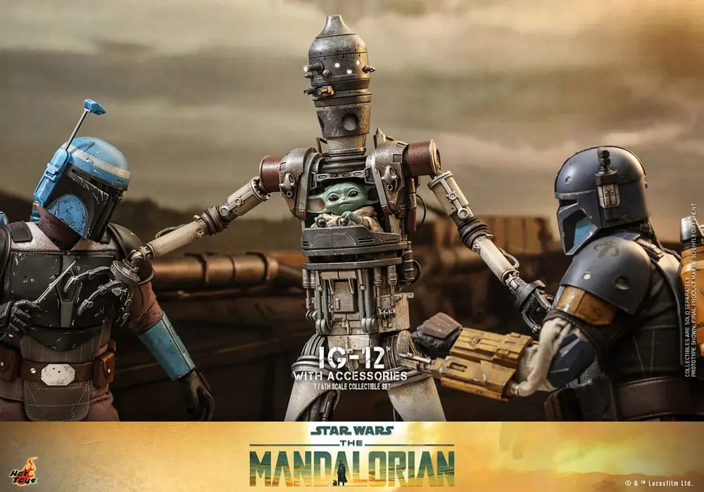 Star Wars: The Mandalorian akcijska figura 1/6 IG-12 z dodatki 36 cm fotografija izdelka