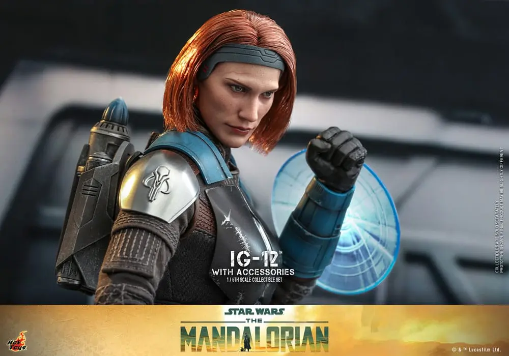 Star Wars: The Mandalorian akcijska figura 1/6 IG-12 z dodatki 36 cm fotografija izdelka