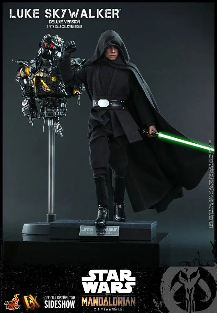 Star Wars The Mandalorian Akcijska Figura 1/6 Luke Skywalker (Deluxe Version) 30 cm fotografija izdelka